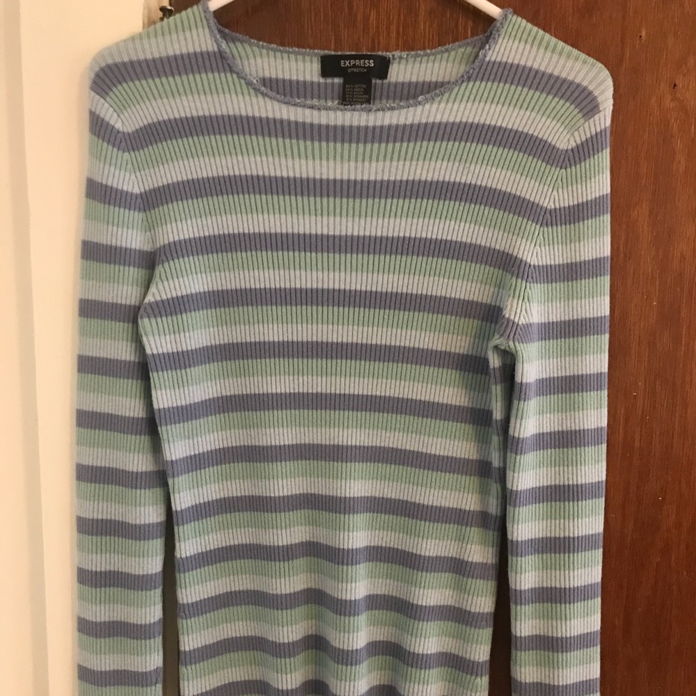 Long Sleeve Stripped Cotton Shirt